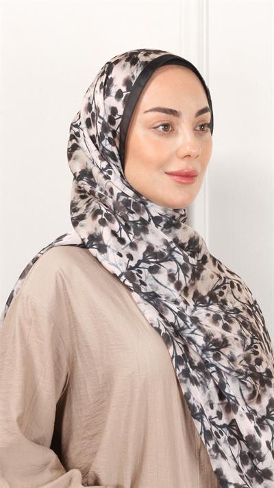 Locella İdol İpek Şal Siyah-9