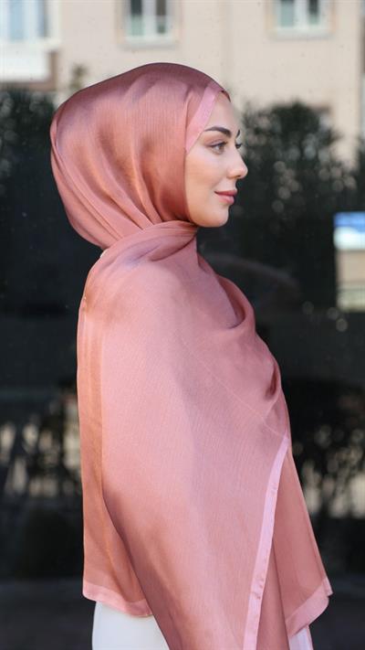 Locella İdol İpek Şal Soğan Kabuğu-23