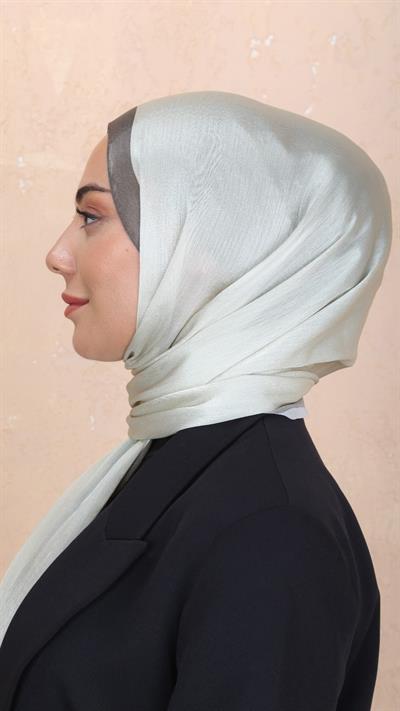 Locella İdol İpek Şal Soft Yeşil-35