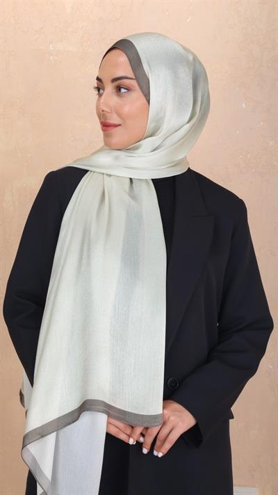 Locella İdol İpek Şal Soft Yeşil-35