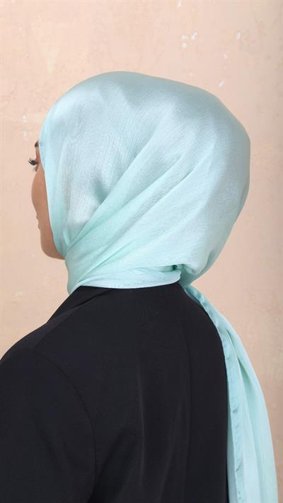Locella İdol İpek Şal Su Yeşili-3