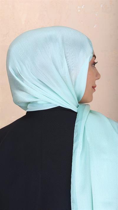 Locella İdol İpek Şal Su Yeşili-3