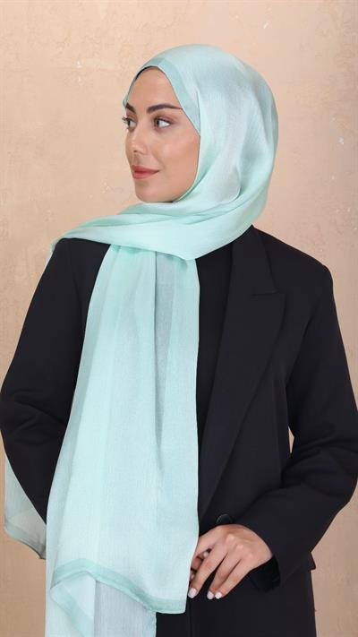 Locella İdol İpek Şal Su Yeşili-3