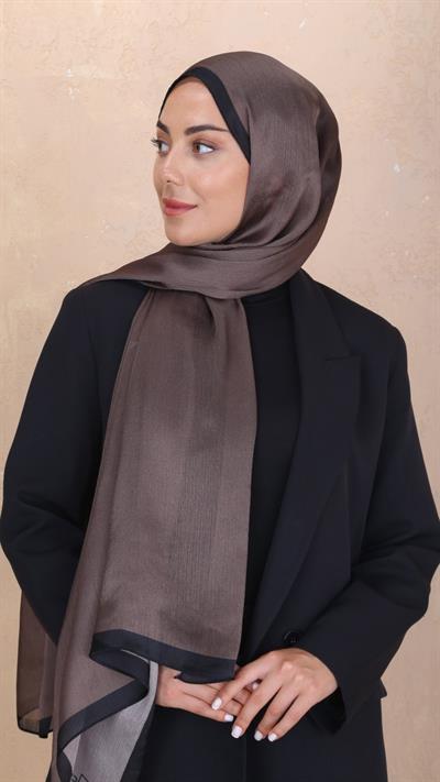 Locella İdol İpek Şal Tozlu Kahve-31