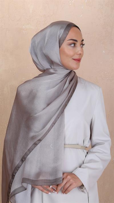 Locella İdol İpek Şal Vizon-38