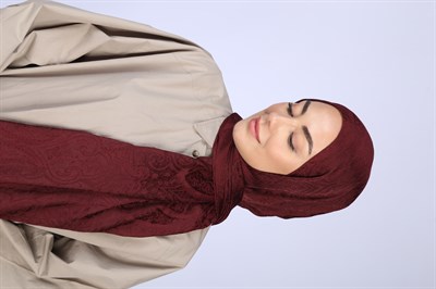 Locella Jakar Şal bordo
