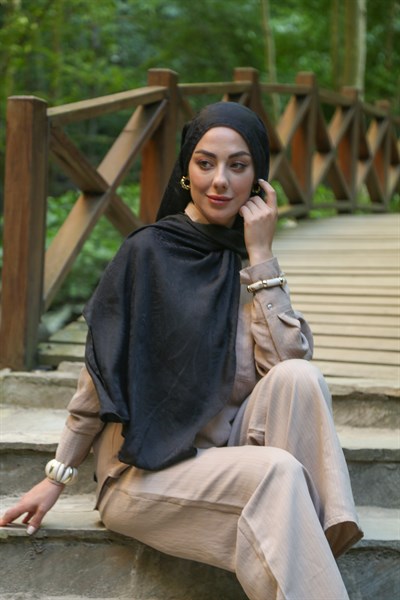 Locella Jakar Şal Siyah