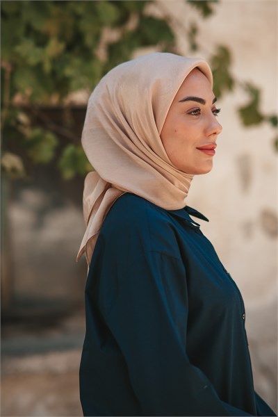 Locella Kehribar Eşarp Krem