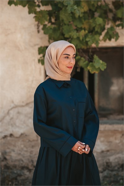 Locella Kehribar Eşarp Krem