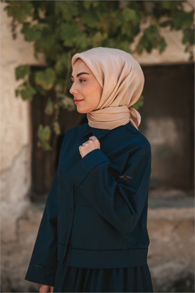 Locella Kehribar Eşarp Krem
