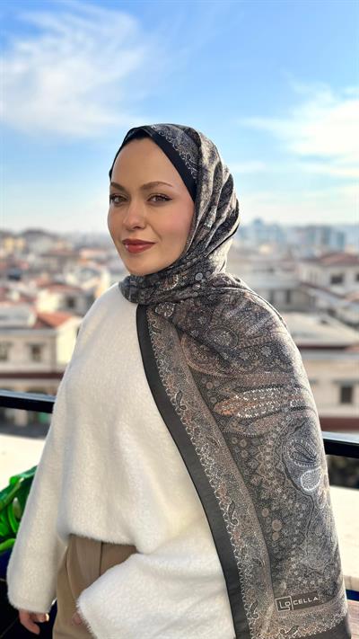 Locella Koza Pamuk Şal-4106