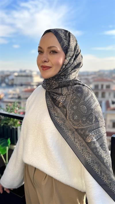 Locella Koza Pamuk Şal-4106