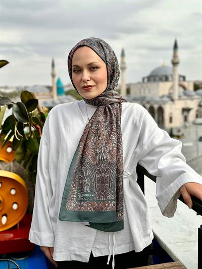 Locella Koza Pamuk Şal-4098