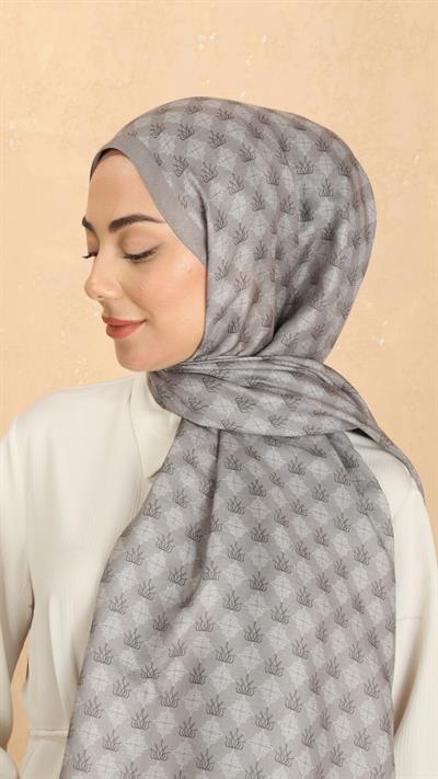 Locella Koza Pamuk Şal Açık Vizon