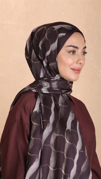 Locella Koza Pamuk Şal Acı Kahve