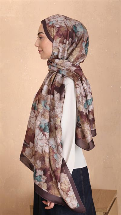 Locella Koza Pamuk Şal Acı Kahve