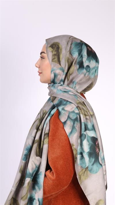 Locella Koza Pamuk Şal Açık Vizon