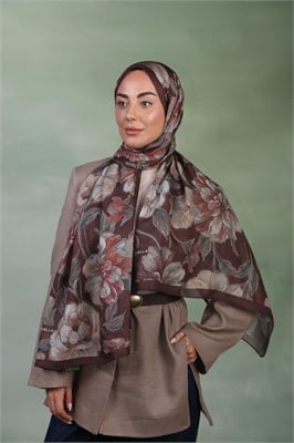 Locella Koza Pamuk Şal Acı Kahve