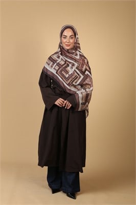 Locella Koza Pamuk Şal Acı Kahve