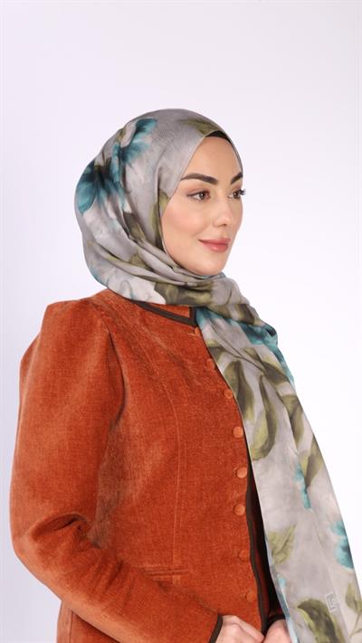 Locella Koza Pamuk Şal Açık Vizon