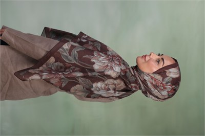 Locella Koza Pamuk Şal Acı Kahve