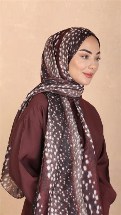 Locella Koza Pamuk Şal Bordo