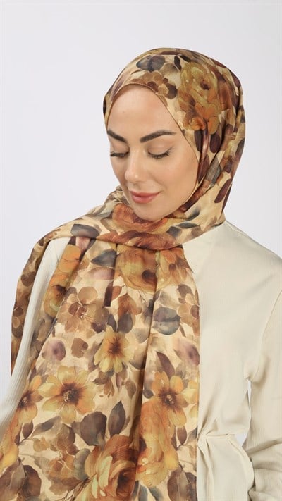 Locella Koza Pamuk Şal Çok Renkli