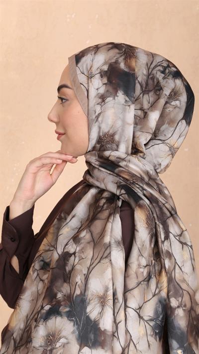 Locella Koza Pamuk Şal Camel