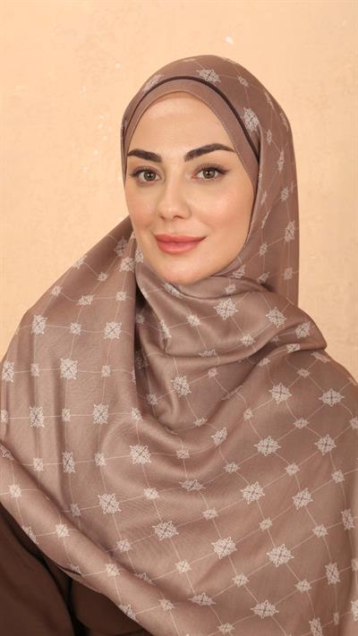 Locella Koza Pamuk Şal-Camel-4