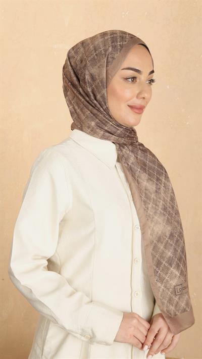 Locella Koza Pamuk Şal Camel