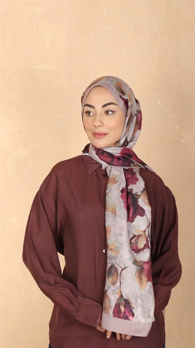 Locella Koza Pamuk Şal Fuşya Pembe