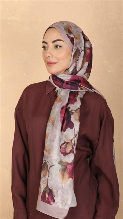 Locella Koza Pamuk Şal Fuşya Pembe