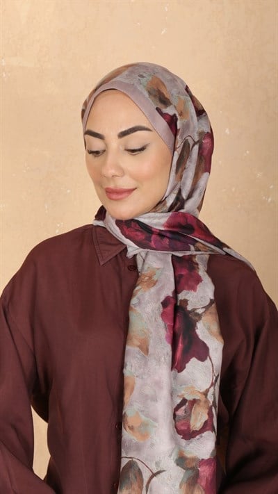 Locella Koza Pamuk Şal Fuşya Pembe