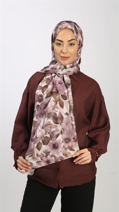 Locella Koza Pamuk Şal Gül Pembe