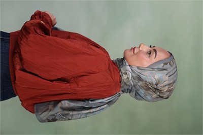 Locella Koza Pamuk Şal Ihlamur Yeşili