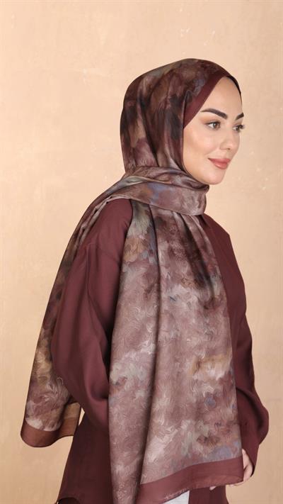 Locella Koza Pamuk Şal Kiremit