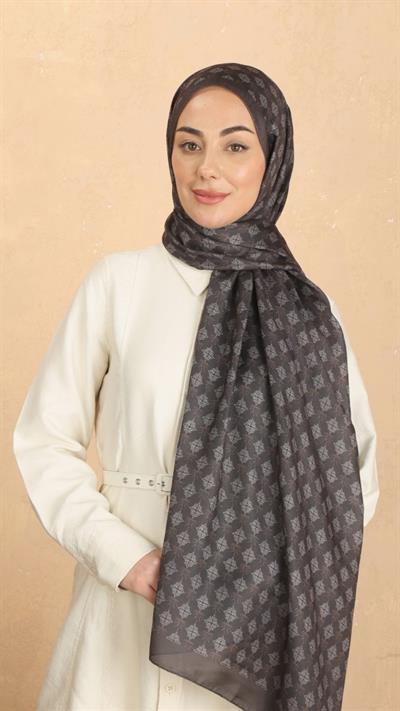 Locella Koza Pamuk Şal Kahve