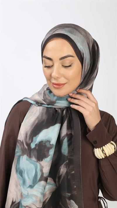 Locella Koza Pamuk Şal Kahve