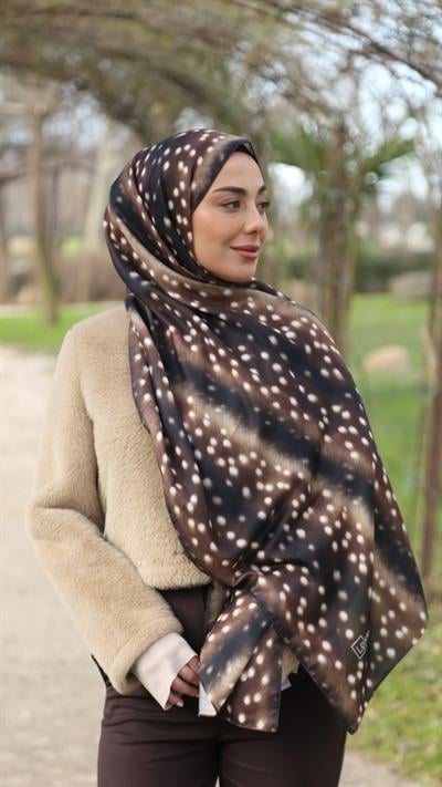 Locella Ceylan Şal-Kahve