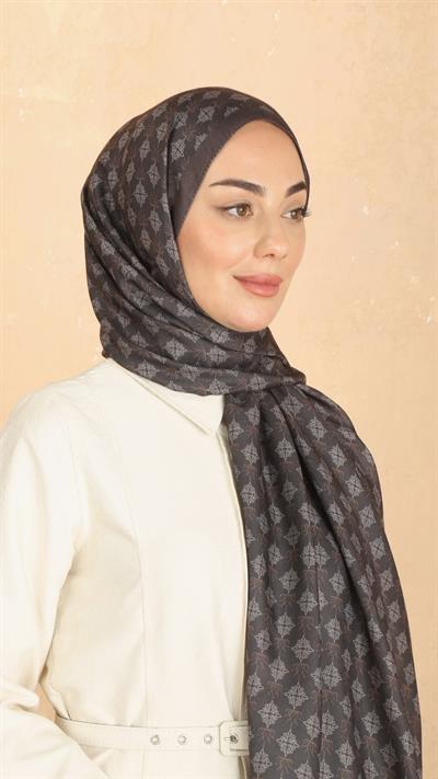 Locella Koza Pamuk Şal Kahve