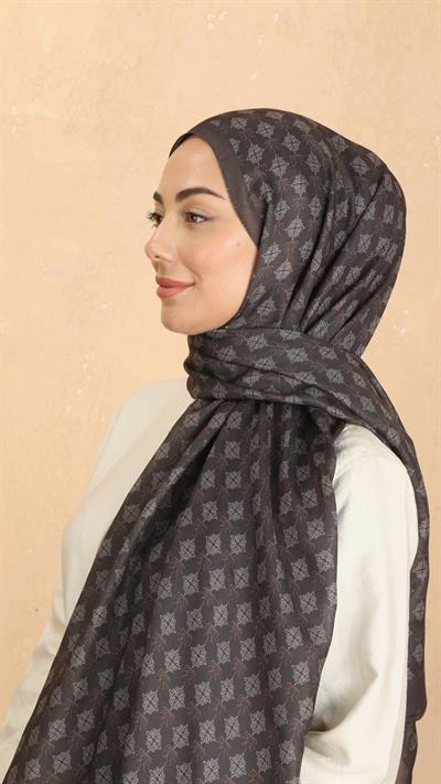 Locella Koza Pamuk Şal Kahve