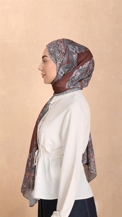 Locella Koza Pamuk Şal Kiremit