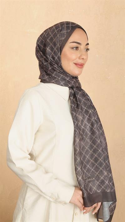 Locella Koza Pamuk Şal Kahve