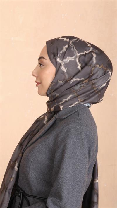 Locella Koza Pamuk Şal Küllü Gri