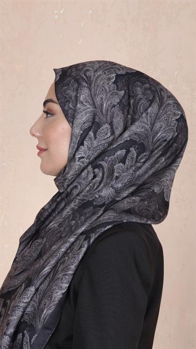 Locella Koza Pamuk Şal-Kahve-8