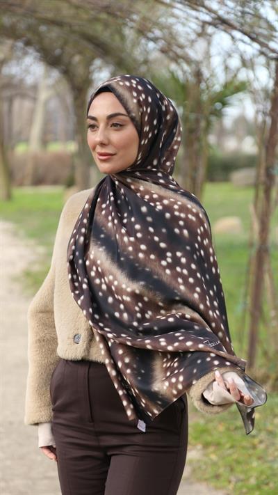 Locella Ceylan Şal-Kahve