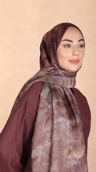 Locella Koza Pamuk Şal Kiremit
