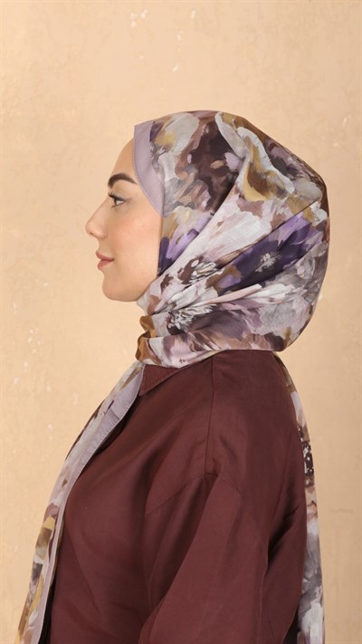 Locella Koza Pamuk Şal Lila