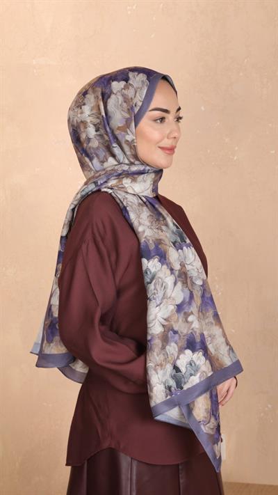 Locella Koza Pamuk Şal Lila