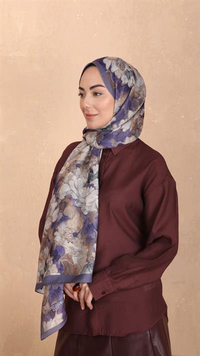Locella Koza Pamuk Şal Lila